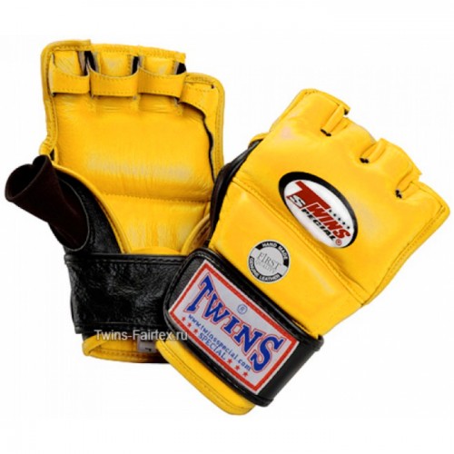 ММА перчатки Twins Special (GGL-3 yellow)